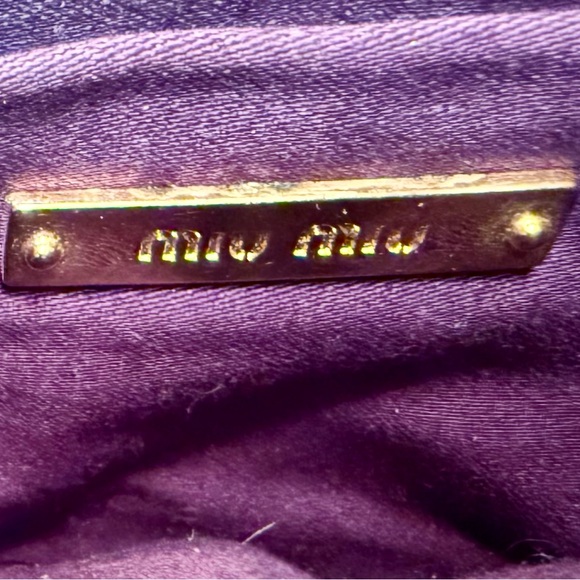 MIU MIU Vitello Lux Matelasse Shoulder Bag - Picture 2 of 3